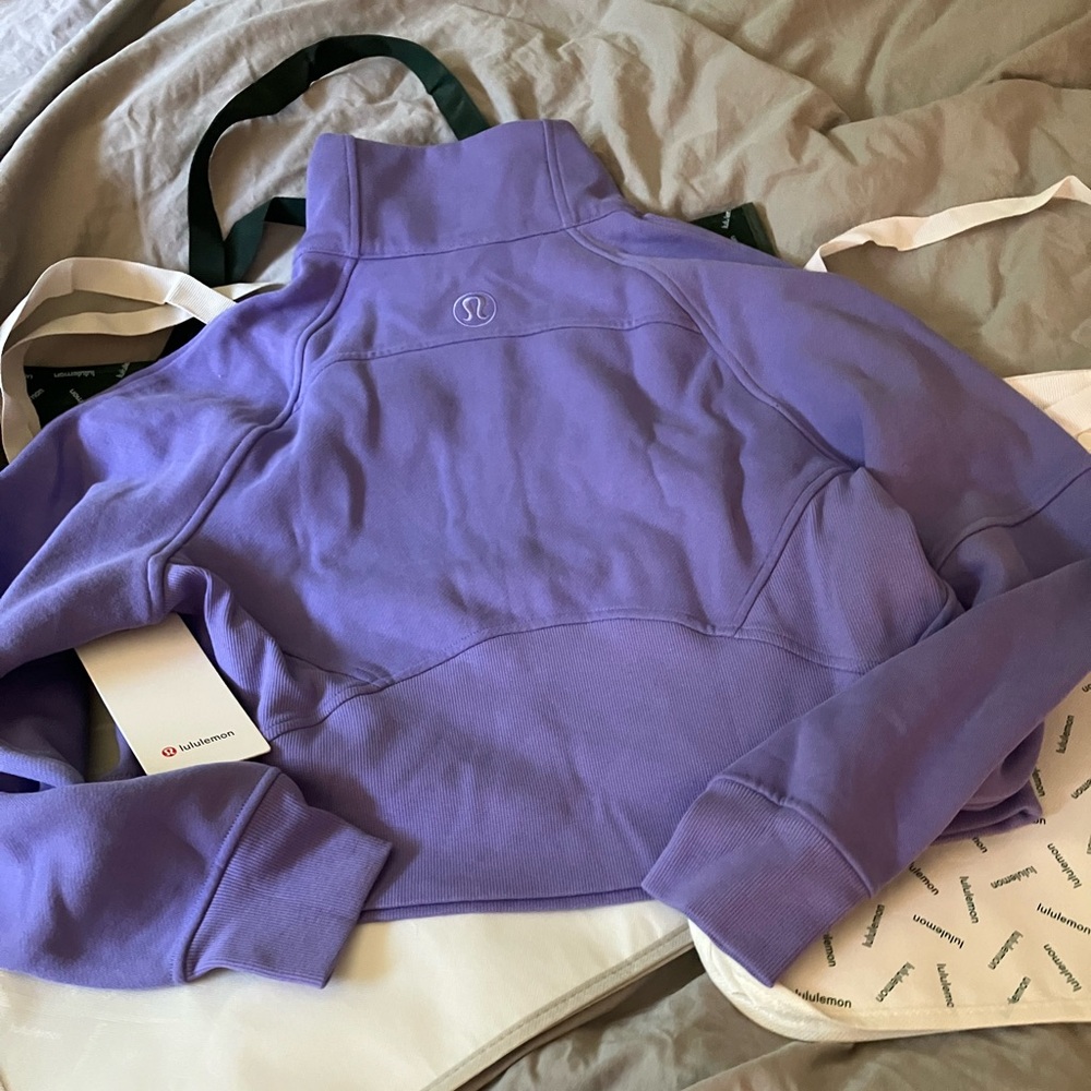 NWT Lululemon Scuba Oversized Funnel Neck, XS/S, Dark Lavender - Picture 8 of 8